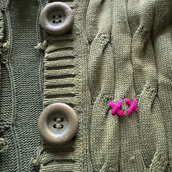 Project E Vintage - hooded cardigan. Size M - Picture 5 of 6